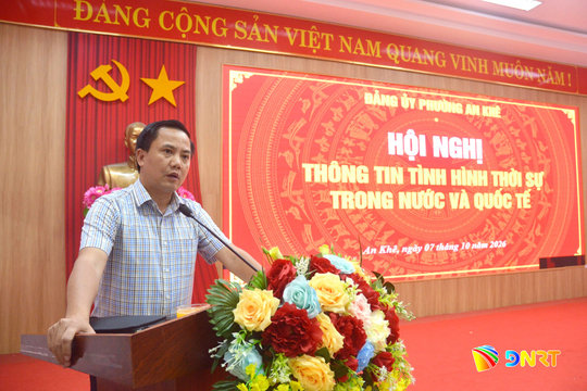 Đảng ủy phường An Khê thông tin thời sự trong nước và quốc tế đến đảng viên