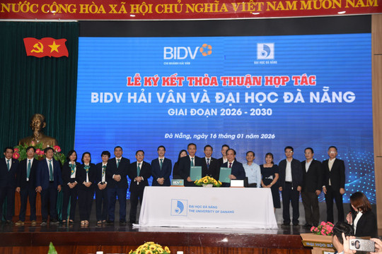 BIDV Hải Vân đồng hành cùng Đại học Đà Nẵng kiến tạo nguồn lực cho kỷ nguyên vươn mình