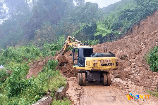 Mưa lớn, xuất hiện nhiều điểm sạt lở tại các xã miền núi