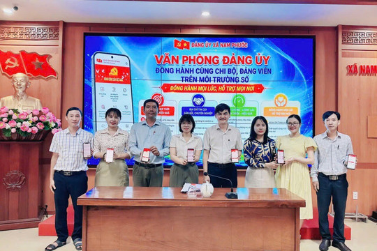 Đồng hành cùng chi bộ, đảng viên trên môi trường số