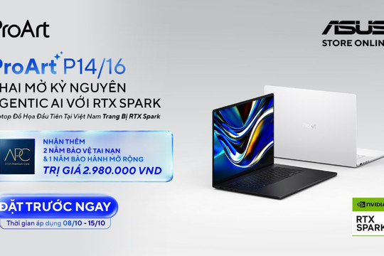ASUS ProArt P16 trang bị RTX Spark cùng RAM 128GB: Bước nhảy vọt cho kỷ nguyên Agentic AI