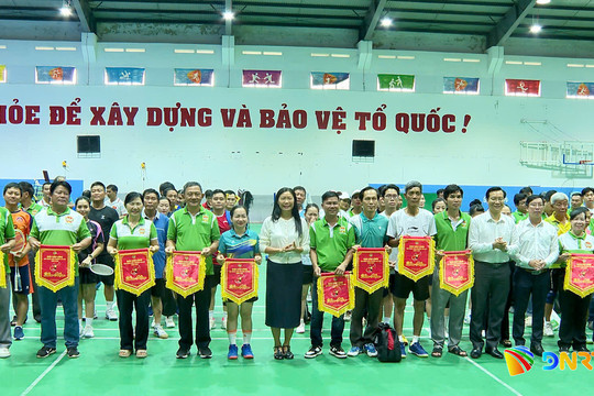 Khai mạc Giải cầu lông Hội Nông dân phường An Khê năm 2026