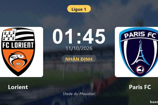 Nhận định Lorient vs Paris FC: Cơ hội bám đuổi ngôi đầu