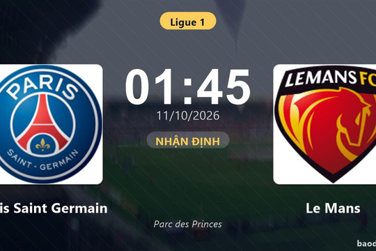 Nhận định Paris Saint Germain vs Le Mans: Điểm nóng cuộc đua tốp đầu