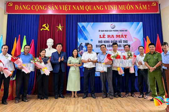 Phường Thanh Khê ra mắt mô hình “Điểm hỗ trợ dịch vụ công trực tuyến” tại cộng đồng