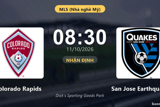 Nhận định Colorado Rapids vs San Jose Earthquakes: Hứa hẹn màn đôi công