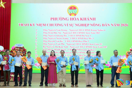 Phường Hòa Khánh có 219 cá nhân đăng ký danh hiệu nông dân sản xuất, kinh doanh giỏi