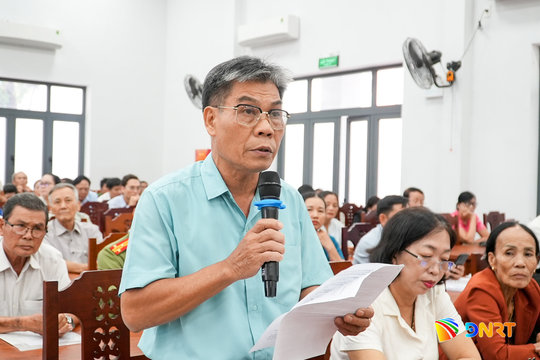 Cử tri phường Hương Trà quan tâm vấn đề quy hoạch và giải phóng mặt bằng