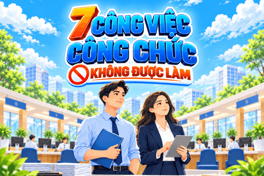 [Infographic] - 7 công việc công chức không được làm