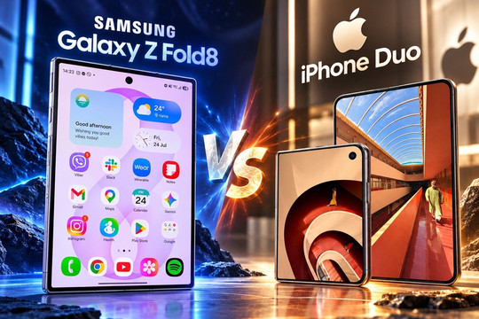 Galaxy Z Fold8 áp đảo iPhone Duo: Cuộc đua thiết kế smartphone gập phơi bày điểm yếu Apple