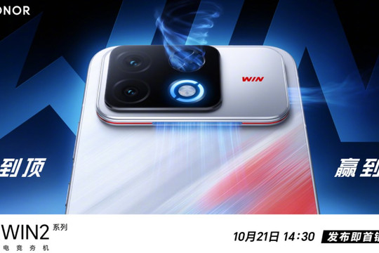 HONOR Win 2 và Win Tablet trang bị quạt tản nhiệt tích hợp cùng đèn RGB ra mắt ngày 21/10