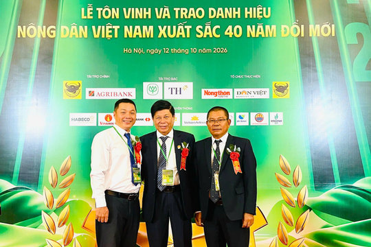 Đà Nẵng có 3 cá nhân được tuyên dương “Nông dân Việt Nam xuất sắc 40 năm đổi mới”