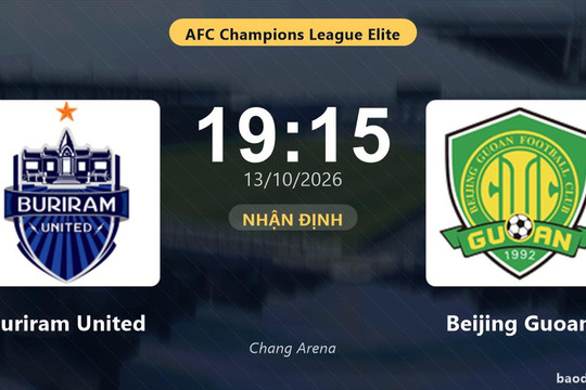 Nhận định Buriram United vs Beijing Guoan: Điểm nóng cuộc đua tốp đầu