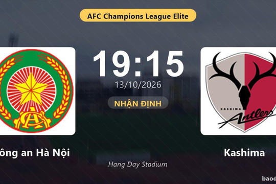 Nhận định Công an Hà Nội vs Kashima: Màn so tài của hai đội vào phom