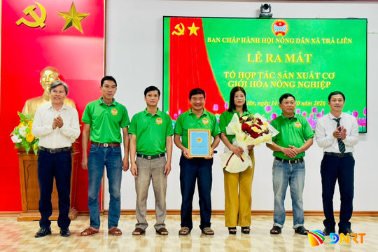 Trà Liên ra mắt các tổ hội nghề nghiệp của nông dân