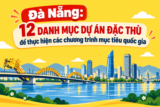 [Infographic] - Đà Nẵng: 12 danh mục dự án đặc thù để thực hiện các chương trình mục tiêu quốc gia