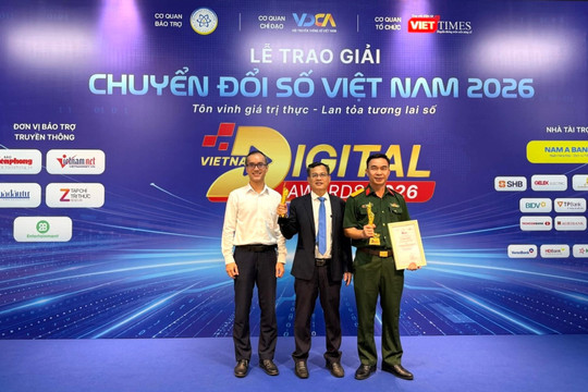 Đà Nẵng nhận giải thưởng “Cơ quan nhà nước chuyển đổi số xuất sắc”