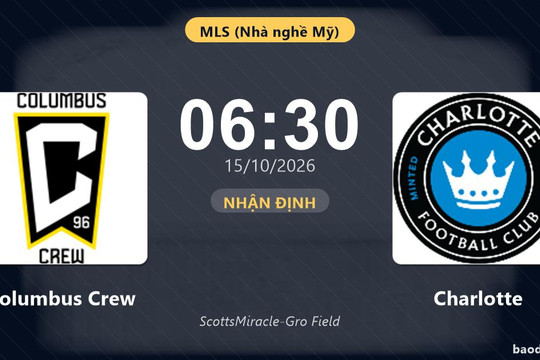 Nhận định Columbus Crew vs Charlotte: Điểm nóng cuộc đua tốp đầu