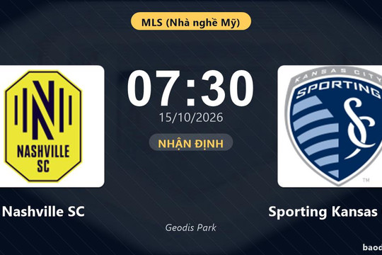 Nhận định Nashville SC vs Sporting Kansas City: Điểm tựa sân nhà