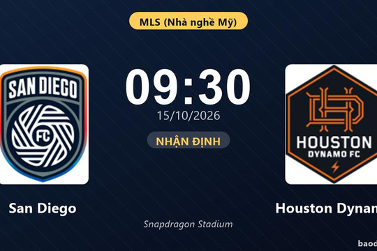 Nhận định San Diego vs Houston Dynamo: Điểm nóng cuộc đua tốp đầu