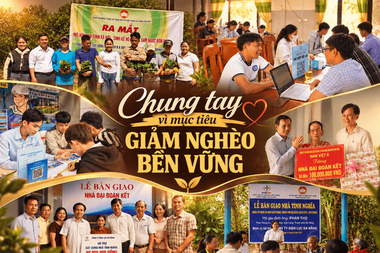 Chung tay vì mục tiêu giảm nghèo bền vững