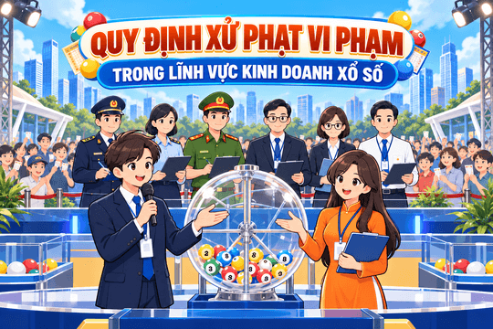 [Infographic] - Kinh doanh xổ số vi phạm quy định bị phạt tối đa đến 200 triệu đồng