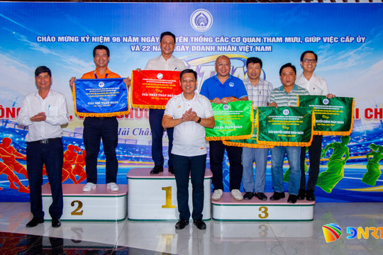 Trường THCS Nguyễn Huệ giành giải Nhất toàn đoàn hội thao phường Hải Châu