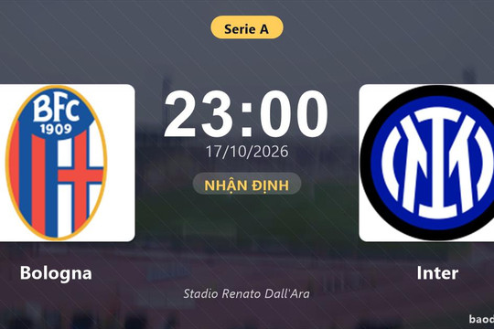 Nhận định Bologna vs Inter: Chủ nhà đứng trước thử thách lớn