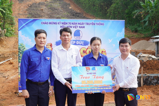 Khởi công xây dựng nhà ở cho nữ đoàn viên tại xã Hiệp Đức