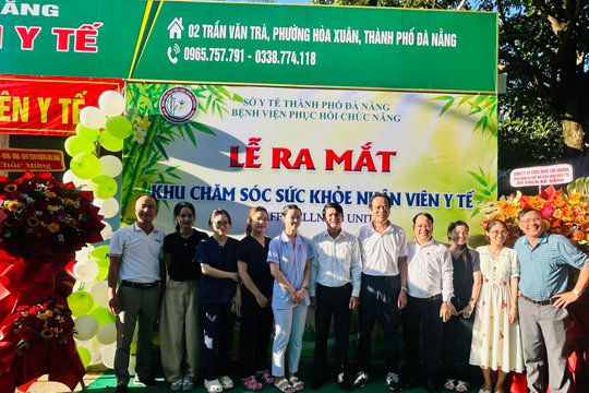 Bệnh viện Phục hồi chức năng ra mắt Khu chăm sóc sức khỏe nhân viên y tế