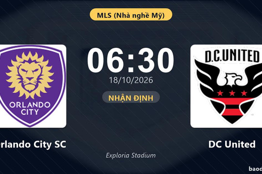 Nhận định Orlando City SC vs DC United: Cả hai cùng khát thắng