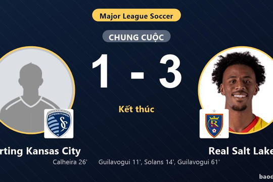 Thắng Sporting Kansas City 1-3, Real Salt Lake dìm chủ nhà ở đáy bảng