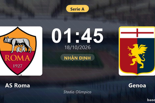 Nhận định AS Roma vs Genoa: Cơ hội bám đuổi ngôi đầu