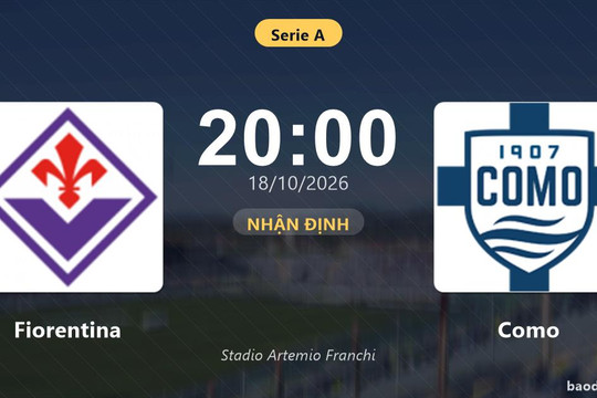 Nhận định Fiorentina vs Como: Điểm nóng cuộc đua tốp đầu