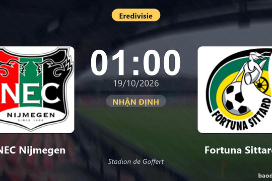 Nhận định NEC Nijmegen vs Fortuna Sittard: Điểm nóng cuộc đua tốp đầu