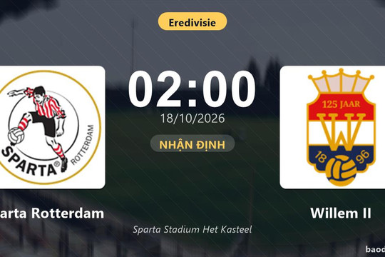 Nhận định Sparta Rotterdam vs Willem II: Cả hai cùng khát thắng