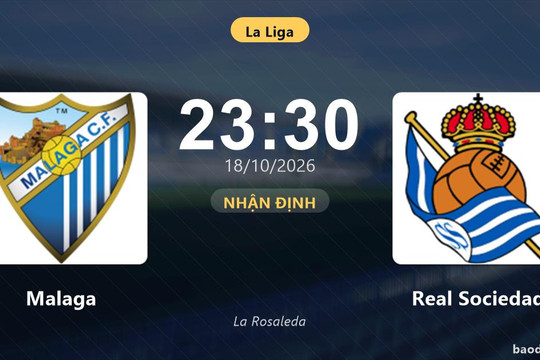 Nhận định Malaga vs Real Sociedad: Điểm nóng cuộc đua tốp đầu