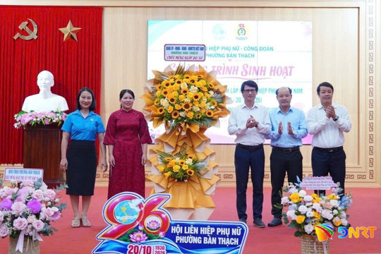 Hội Liên hiệp Phụ nữ phường Bàn Thạch tích cực vận động hội viên hưởng ứng các phong trào thi đua