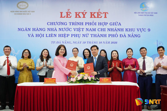 Ngân hàng Nhà nước chi nhánh Khu vực 9 và Hội Liên hiệp Phụ nữ Đà Nẵng ký kết chương trình phối hợp