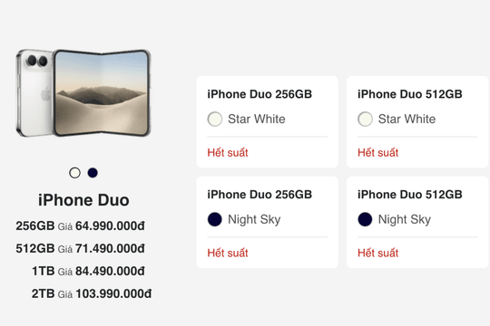 Thị trường iPhone Duo 'cháy hàng': Suất đặt trước bị thổi giá chênh lệch tới 19 triệu đồng