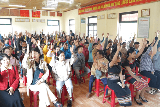 Xã miền núi Trà Tập tổ chức thành công bầu cử trưởng thôn