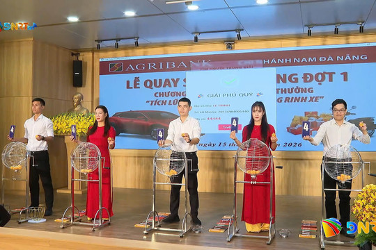 Agribank Nam Đà Nẵng quay số đợt 1 chương trình tiết kiệm dự thưởng