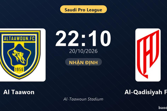 Nhận định Al Taawon vs Al-Qadisiyah FC: Cơ hội bám đuổi ngôi đầu