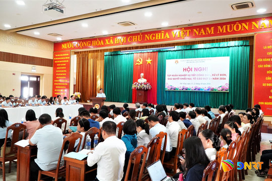 Tập huấn nghiệp vụ tiếp công dân, xử lý đơn thư cho cán bộ cơ sở đợt 2/2026