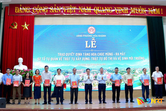 Phường Hòa Khánh thành lập 52 tổ tự quản về trật tự xây dựng, đô thị và vệ sinh môi trường