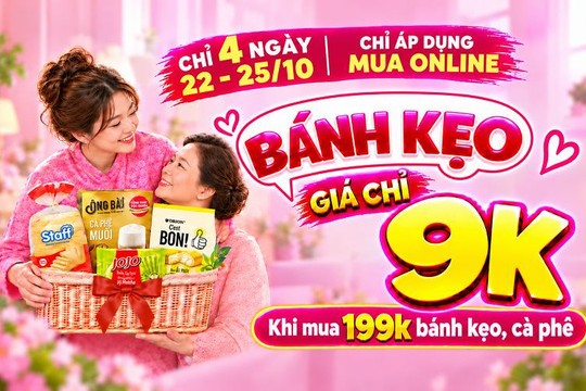 Cách săn deal bánh kẹo và cà phê đồng giá chỉ 9K siêu tiết kiệm từ đợt ưu đãi Bách hóa XANH