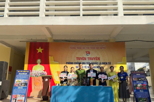 Trường THPT Ngô Quyền tuyên truyền phòng, chống ma túy, thuốc lá điện tử
