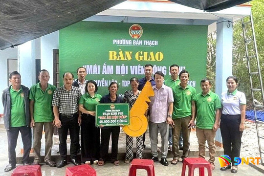 Phường Bàn Thạch bàn giao “Mái ấm hội viên nông dân”