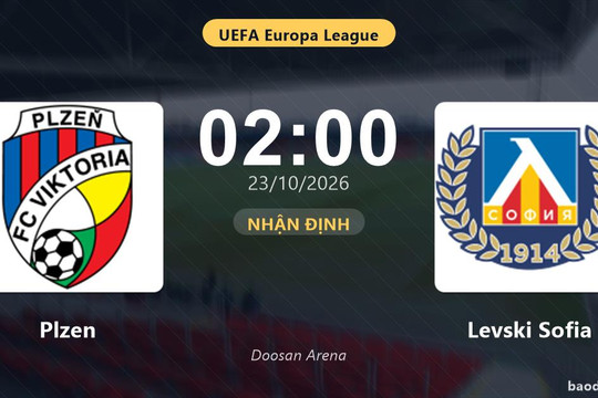 Nhận định Plzen vs Levski Sofia: Điểm nóng cuộc đua tốp đầu