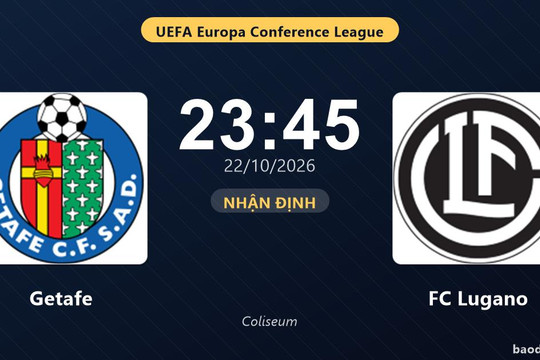 Nhận định Getafe vs FC Lugano: Điểm nóng cuộc đua tốp đầu